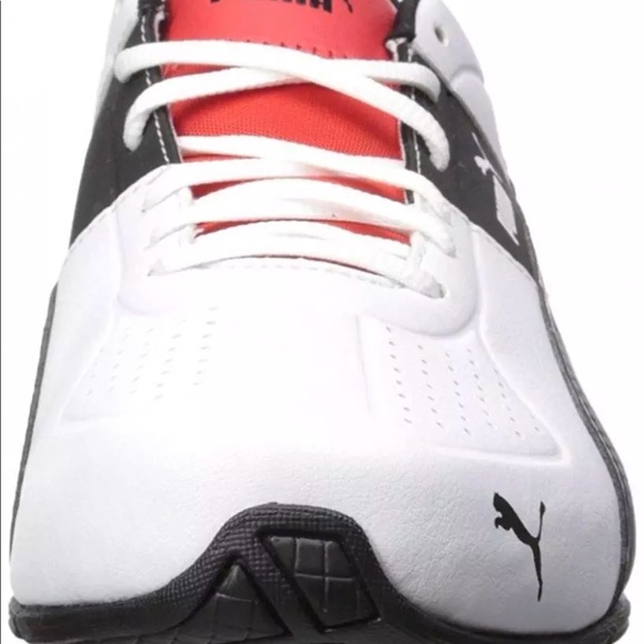 Puma Mens Cell Surin 2 FM White Running Shoes - Picture 4 of 8